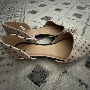 Gap Women’s Flats, Tan with Black Polka Dots, New without tag, Size 8